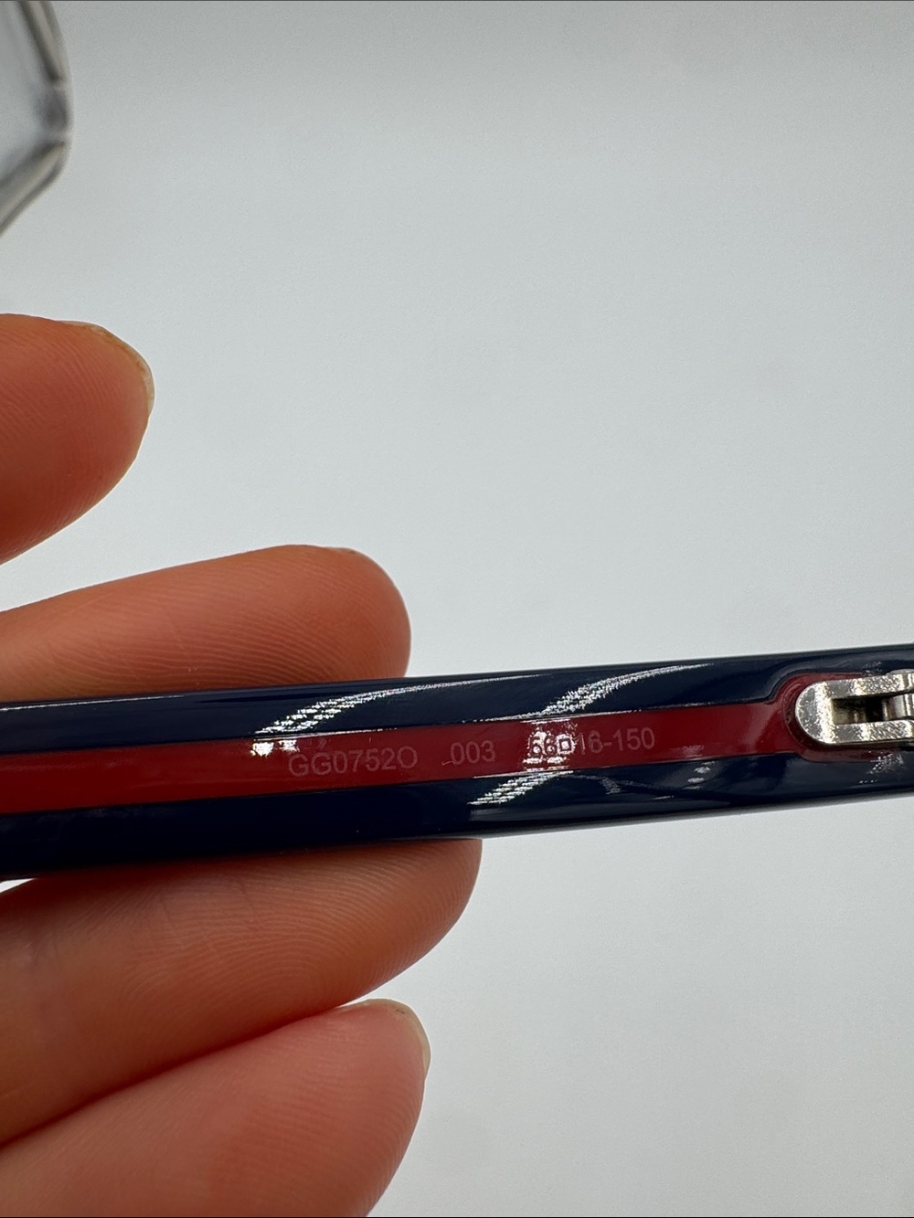 Gucci Smoky Gray Rectangular Eyeglasses - Picture 7 of 8
